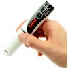 Uni krijtstift chalk marker wit