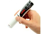 Uni krijtstift chalk marker wit