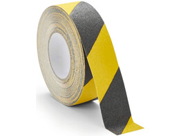 Antislip signalisatietape 50 mm x 18 3 m geel zwart