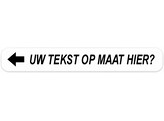F34 verkeersbord SB250 1200 x 150 mm klasse 2 naar links