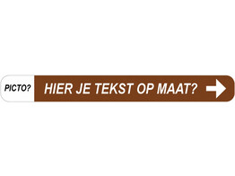 F35 verkeersbord SB250 1200 x 150 mm klasse 1