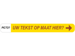 F37 verkeersbord SB250 1200 x 150 mm klasse 1