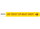 F37 verkeersbord SB250 1200 x 150 mm klasse 1 naar rechts