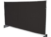 Bouwhek winddoorlatend net 3450 x 1800 mm zwart