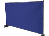Bouwhek zeil 3400 x 1750 mm blauw