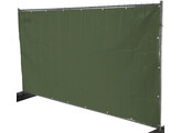 Bouwhek zeil 3400 x 1750 mm groen
