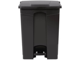 Pedaalemmer robuust 65 liter zwart