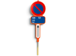 E1 parkeerverbod kunststof Xa boven NL samengesteld