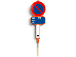 E1 parkeerverbod kunststof Xb beneden NL samengesteld