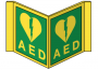 AED pano bordje 400 x 200 mm - fotolum